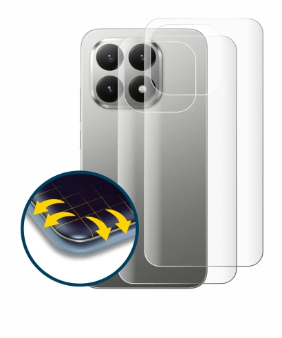 Abbildung des Geräts Xiaomi 15T (Rückseite) mit einer Vielzahl des Displayschutzes.