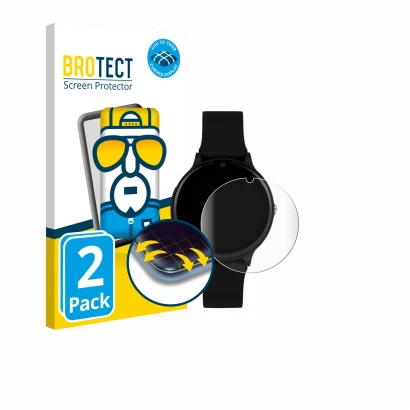 Vorderseite einer Produktverpackung mit dem Markenlogo BROTECT. Daneben ist das Gerät One2Track Connect One mit dem zugehörige