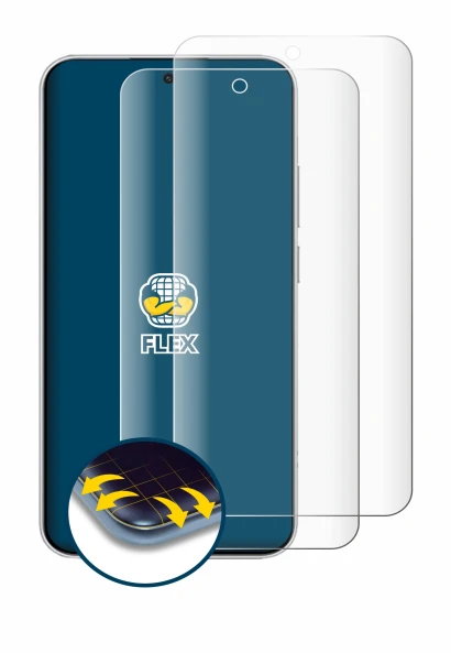 Abbildung des Geräts Xiaomi Redmi Note 15 Pro mit einer Vielzahl des Displayschutzes.