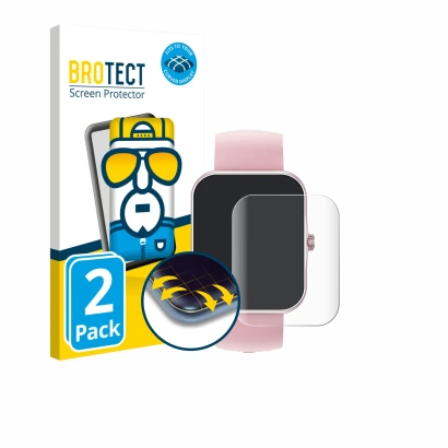 Vorderseite einer Produktverpackung mit dem Markenlogo BROTECT. Daneben ist das Gerät Ucani S80K 1.83" mit dem zugehörigen Dis