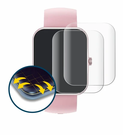 Abbildung des Geräts Ucani S80K 1.83" mit einer Vielzahl des Displayschutzes.