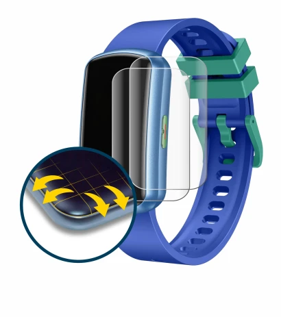 Abbildung des Geräts Cantaos Kids Smartwatch 1.47" mit einer Vielzahl des Displayschutzes.