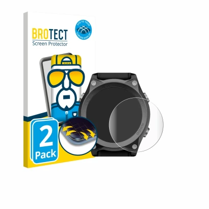 Vorderseite einer Produktverpackung mit dem Markenlogo BROTECT. Daneben ist das Gerät Mares Sirius mit dem zugehörigen Display