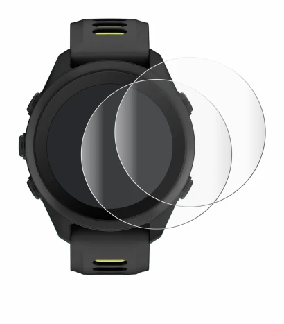 Abbildung des Geräts Garmin Forerunner 170 mit einer Vielzahl des Displayschutzes.