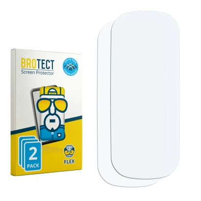 Vorderseite einer Produktverpackung mit dem Markenlogo BROTECT. Daneben ist der zugehörige Displayschutz.