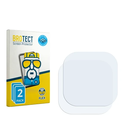 Vorderseite einer Produktverpackung mit dem Markenlogo BROTECT. Daneben ist der zugehörige Displayschutz.