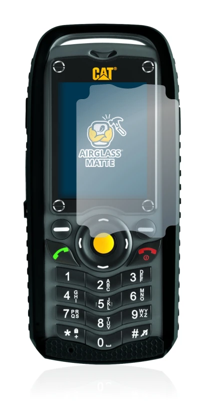 Abbildung des Geräts Caterpillar Cat B25 mit einer Vielzahl des Displayschutzes.