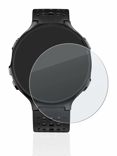Abbildung des Geräts Garmin Forerunner 235 mit einer Vielzahl des Displayschutzes.