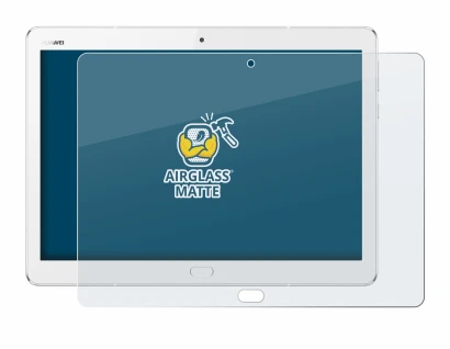 Abbildung des Geräts Huawei MediaPad M3 Lite 10.1 mit einer Vielzahl des Displayschutzes.