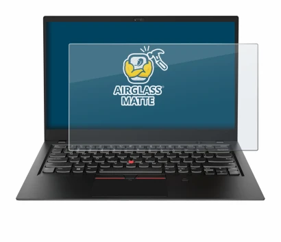 Abbildung des Geräts Lenovo ThinkPad X1 Carbon (6. Gen.) mit einer Vielzahl des Displayschutzes.