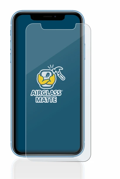 Abbildung des Geräts Apple iPhone XR mit einer Vielzahl des Displayschutzes.