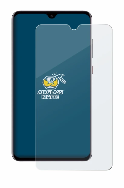 Abbildung des Geräts Huawei Mate 20 mit einer Vielzahl des Displayschutzes.