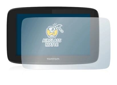 Abbildung des Geräts TomTom GO Essential (5") mit einer Vielzahl des Displayschutzes.