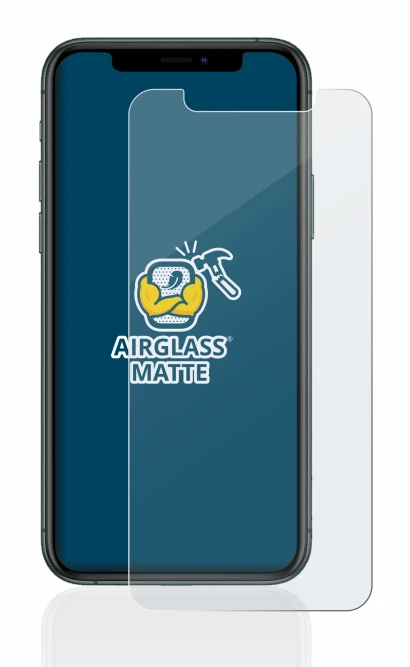 Abbildung des Geräts Apple iPhone 11 Pro mit einer Vielzahl des Displayschutzes.