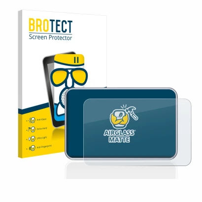 Vorderseite einer Produktverpackung mit dem Markenlogo BROTECT. Daneben ist das Gerät Tandem diabetes care t:slim X2 Insulin P