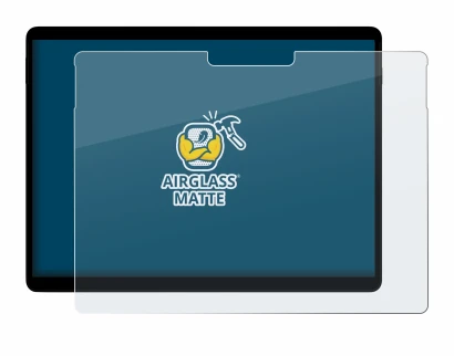 Abbildung des Geräts Microsoft Surface Pro X mit einer Vielzahl des Displayschutzes.