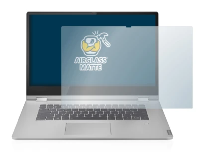 Abbildung des Geräts Lenovo IdeaPad C340 15" mit einer Vielzahl des Displayschutzes.