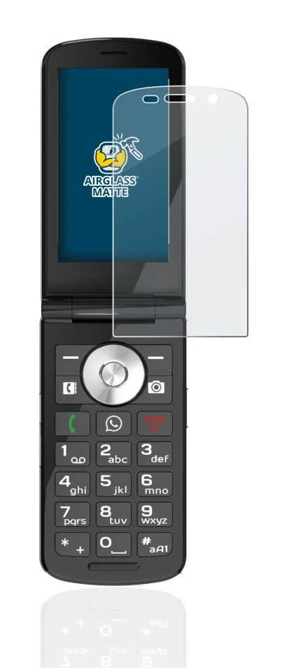 Abbildung des Geräts Emporia TOUCHsmart mit einer Vielzahl des Displayschutzes.