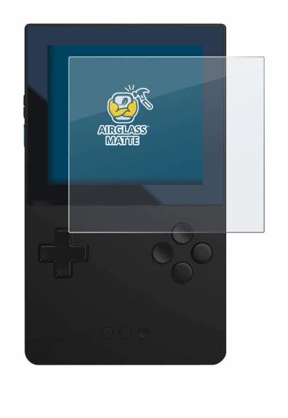 Abbildung des Geräts Analogue Pocket mit einer Vielzahl des Displayschutzes.