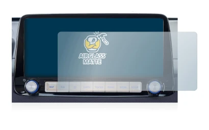 Abbildung des Geräts Hyundai Kona 2020 Infotainment System 10" mit einer Vielzahl des Displayschutzes.