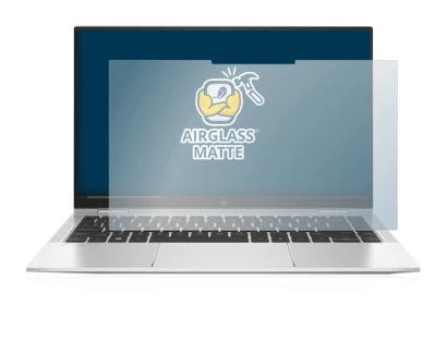 Abbildung des Geräts HP Elitebook x360 1040 G7 mit einer Vielzahl des Displayschutzes.