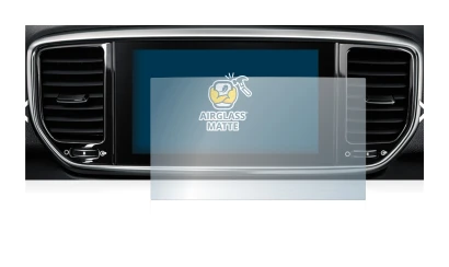 Abbildung des Geräts Kia Sportage QLPE 2020 Infotainment System 8" mit einer Vielzahl des Displayschutzes.