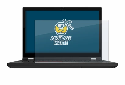 Abbildung des Geräts Lenovo ThinkPad P15 Gen 2 mit einer Vielzahl des Displayschutzes.