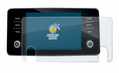 Abbildung des Geräts Skoda Bolero 2020 Infotainment System 8" mit einer Vielzahl des Displayschutzes.