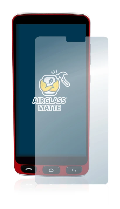 Abbildung des Geräts Olympia Neo Smartphone mit einer Vielzahl des Displayschutzes.