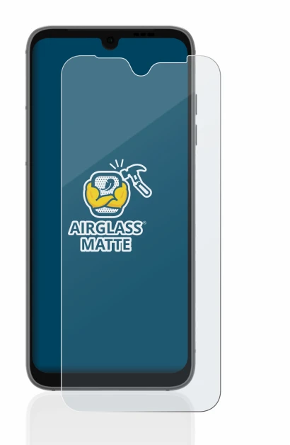 Abbildung des Geräts Fairphone 4 mit einer Vielzahl des Displayschutzes.