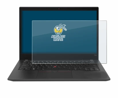 Abbildung des Geräts Lenovo ThinkPad T14s Gen 2 mit einer Vielzahl des Displayschutzes.