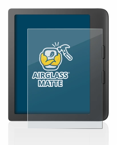 Abbildung des Geräts Tolino Vision 6 mit einer Vielzahl des Displayschutzes.