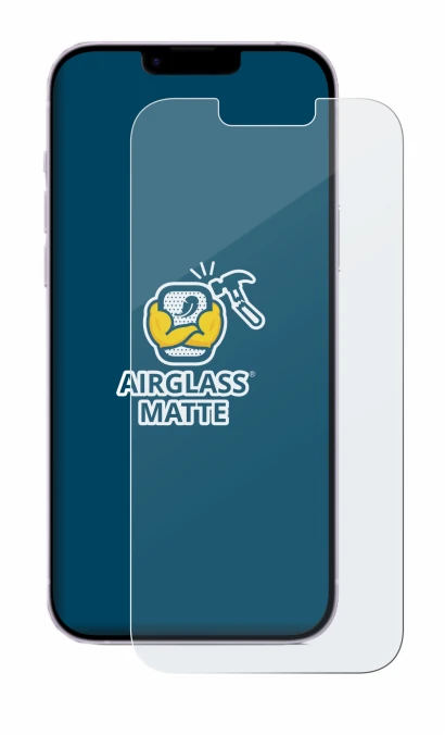 Abbildung des Geräts Apple iPhone 14 Plus mit einer Vielzahl des Displayschutzes.