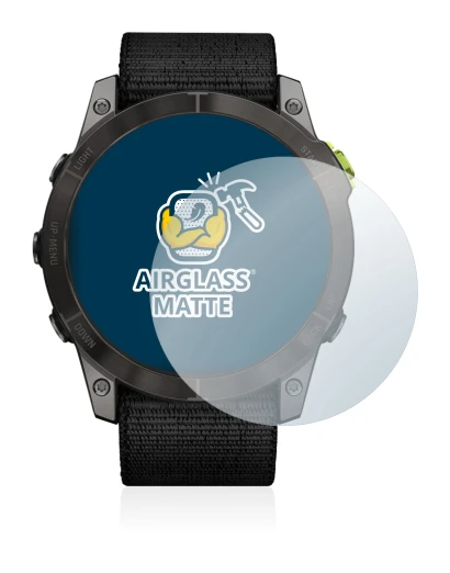 Abbildung des Geräts Garmin Enduro 2 mit einer Vielzahl des Displayschutzes.