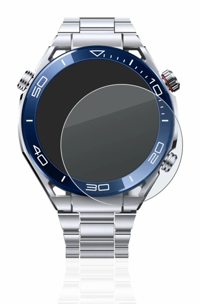 Abbildung des Geräts Huawei Watch Ultimate (48.5 mm) mit einer Vielzahl des Displayschutzes.