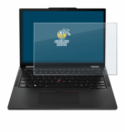 Abbildung des Geräts Lenovo ThinkPad X13 Gen 4 mit einer Vielzahl des Displayschutzes.