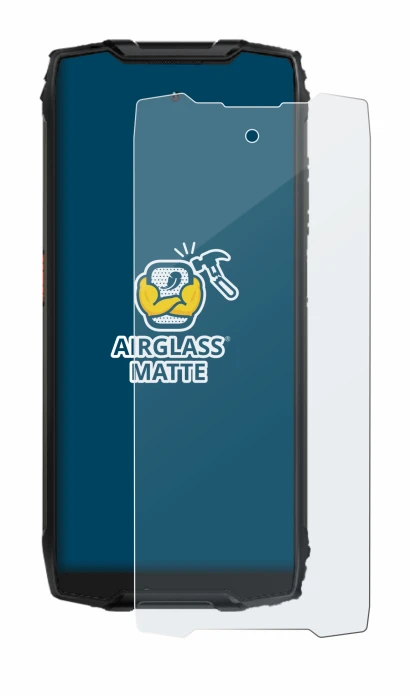 Abbildung des Geräts Blackview BV9300 mit einer Vielzahl des Displayschutzes.