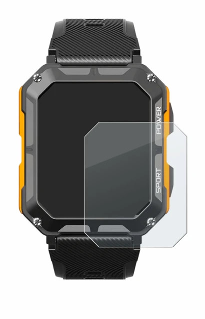 Abbildung des Geräts Njord Gear The Indestructible Smartwatch mit einer Vielzahl des Displayschutzes.