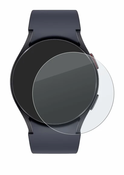 Abbildung des Geräts Samsung Galaxy Watch 6 (40 mm) mit einer Vielzahl des Displayschutzes.