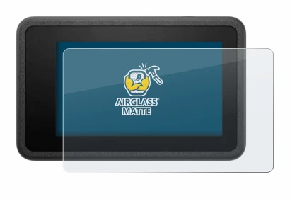 Abbildung des Geräts DJI Osmo Action 4 mit einer Vielzahl des Displayschutzes.