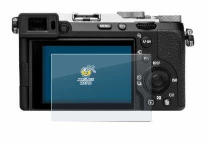 Abbildung des Geräts Sony Alpha 7C II (ILCE-7CM2) mit einer Vielzahl des Displayschutzes.