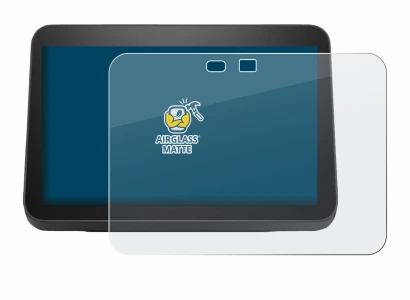 Abbildung des Geräts Amazon Echo Show 8 2023 (3. Gen.) mit einer Vielzahl des Displayschutzes.