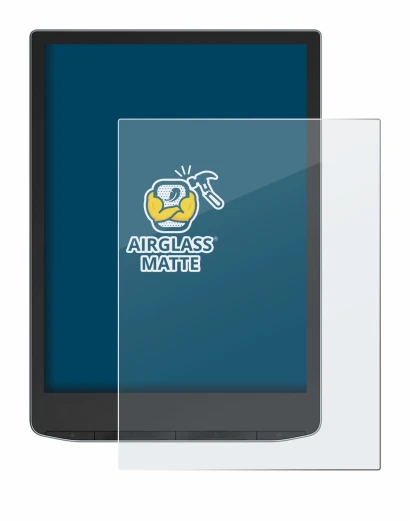 Abbildung des Geräts PocketBook InkPad Color 3 mit einer Vielzahl des Displayschutzes.