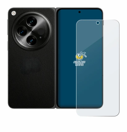 Abbildung des Geräts OnePlus Open (case-friendly) mit einer Vielzahl des Displayschutzes.