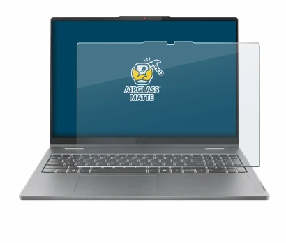 Abbildung des Geräts Lenovo IdeaPad 5 2-in-1 Gen 9 16" mit einer Vielzahl des Displayschutzes.