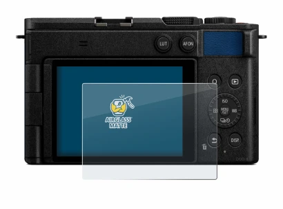Abbildung des Geräts Panasonic Lumix DC-S9 mit einer Vielzahl des Displayschutzes.