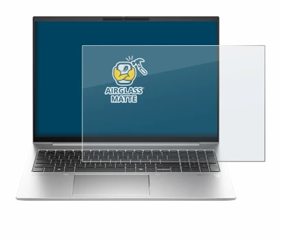 Abbildung des Geräts HP EliteBook 860 G11 mit einer Vielzahl des Displayschutzes.