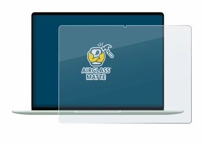 Abbildung des Geräts Huawei MateBook 14 2024 mit einer Vielzahl des Displayschutzes.