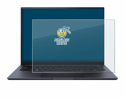 Abbildung des Geräts ASUS ZenBook Pro 14 UX6404V mit einer Vielzahl des Displayschutzes.