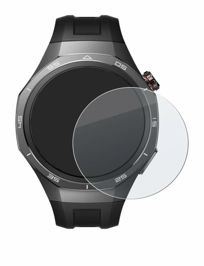 Abbildung des Geräts Huawei Watch GT 5 Pro (46 mm) mit einer Vielzahl des Displayschutzes.